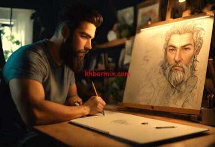 دور الخط والنقطة مهم في رسم والكاريكاتير