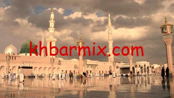 امطار المسجد النبوي الآن