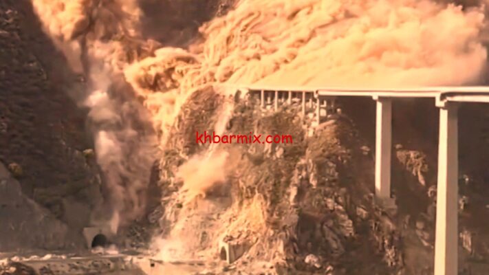 انهيار جسر الصين