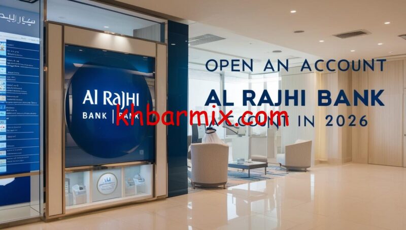فتح حساب بنك الراجحي 2026