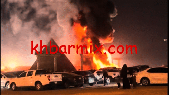 حريق هرم السعودية التقليد