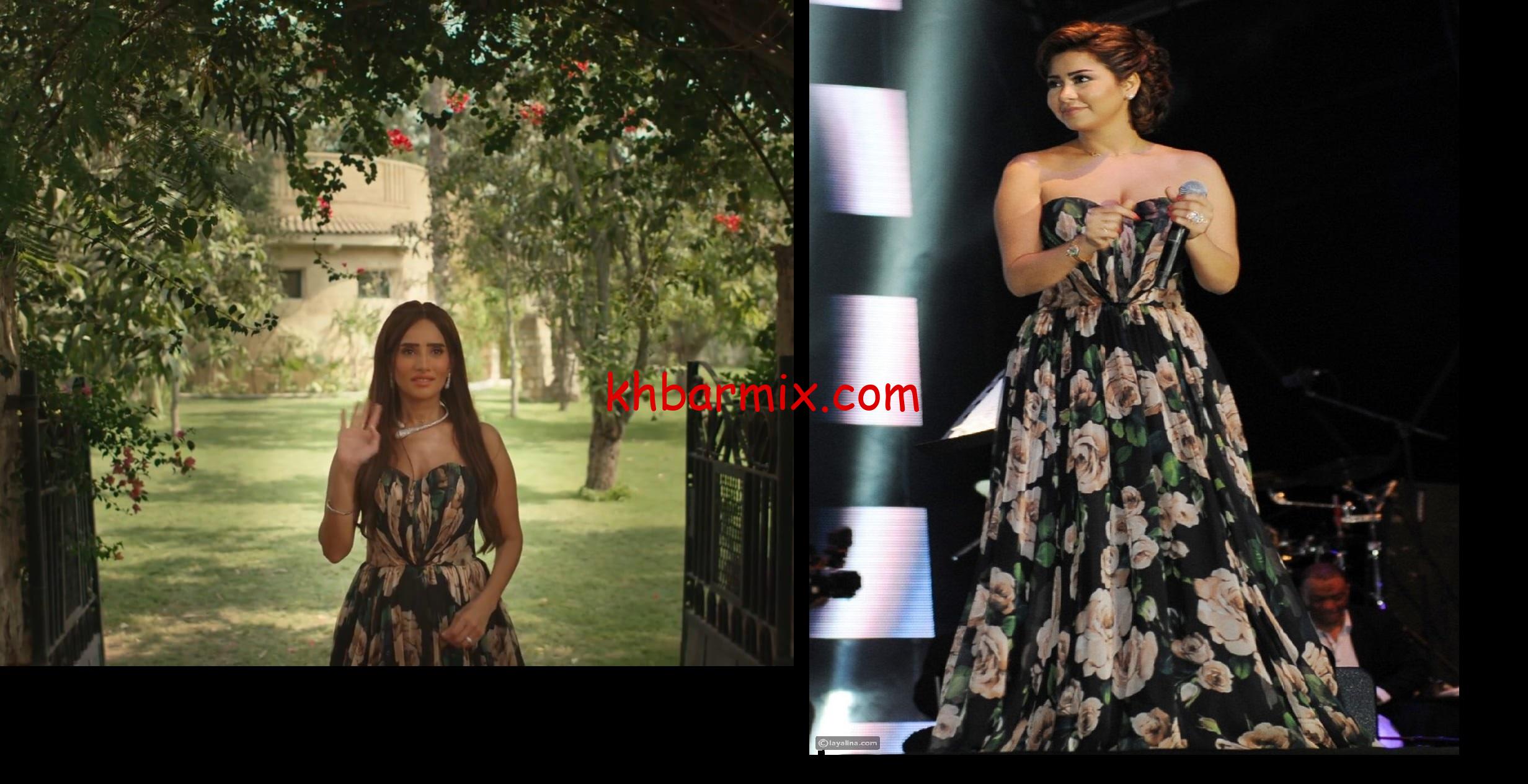 2 «بالصور» شك وغضب بسبب تشابه فساتين ياسمين رضا وزينة مع فساتين شيرين عبد الوهاب.. القصة الكاملة