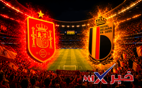 Spain vs. Belgium match