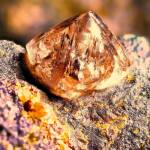 diamonds are pushed to the surface ... volcanic activity.