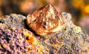 diamonds are pushed to the surface ... volcanic activity.