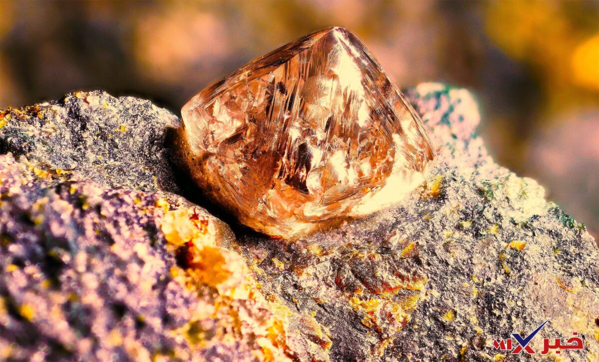 diamonds are pushed to the surface ... volcanic activity.