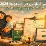 استقدام أسر المقيمين في السعودية 2026-2027