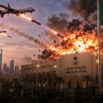 استهداف وزارة الدفاع السعودية