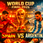 بث مباشر مباراه اسبانيا والارجنتين الآن نهائي كاس العالم 2026