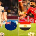 بث مباشر نتيجة مباراة مصر ونيوزيلندا الآن