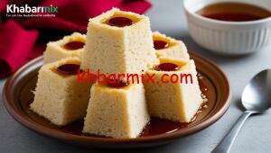 بسبوسة-بالسميد-300x170 طريقة عمل البسبوسة الأصلية في البيت بالفيديو | وصفة سهلة وناجحة مثل المحلات