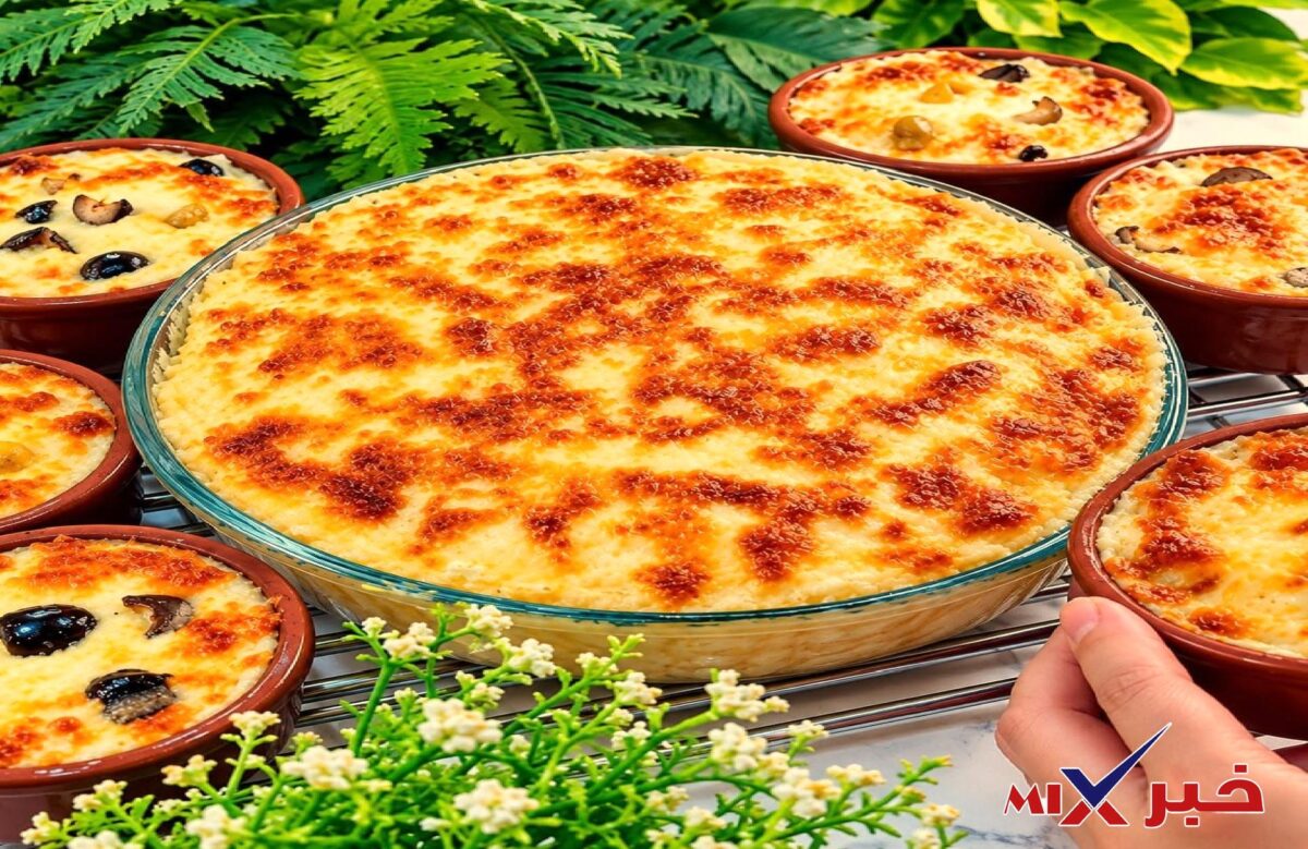 بطاطس جراتان بالبشاميل على نظام الطيبات