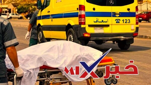 تصادم ميكروباص وربع نقل بكوبري قها بالقليوبية