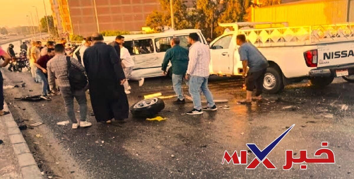 حادث كوبري قها 2026.