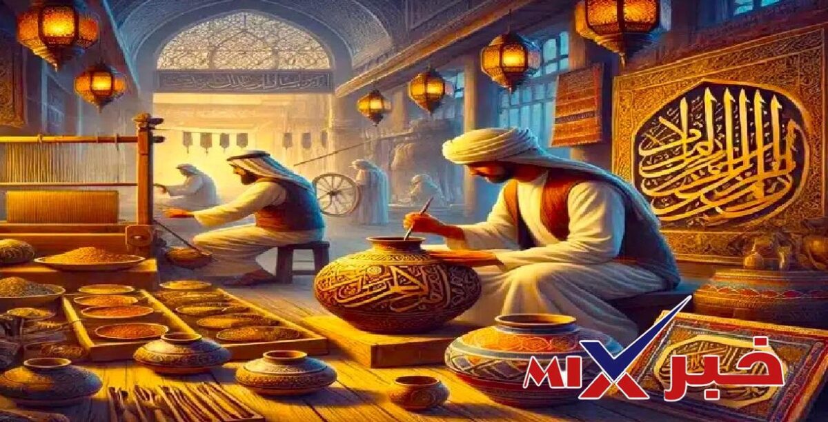 حرفة صناعة الفخار من الحرف اليدوية التي برزت في العالم العربي. صواب خطأ