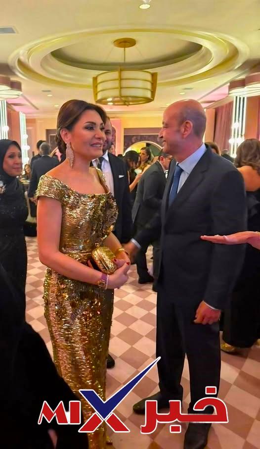 دينا-طلعت-عمرو-أديب-2026 سعر فستان دينا طلعت في أول ظهور مع عمرو أديب ... يثير الجدل على مواقع التواصل الاجتماعي اليك التفاصيل