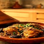 طاجين الفراخ والقراصيا