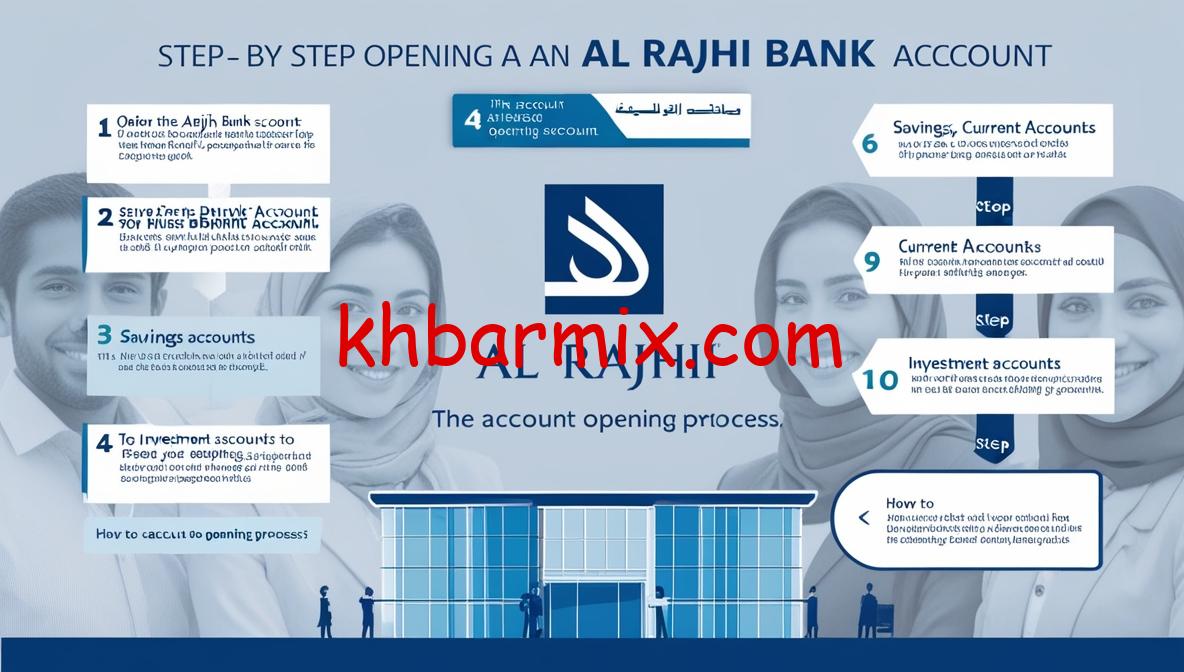 فتح حساب بنك الراجحي