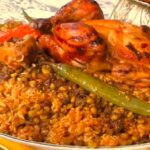 كبسة البرغل بالدجاج