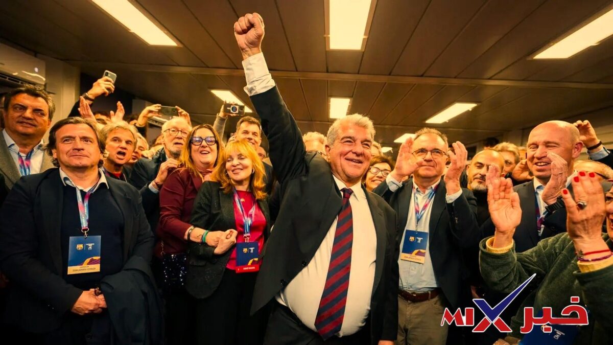 لابورتا رئيس برشلونة 2026 ولاية جديد للنادي حتى 2031