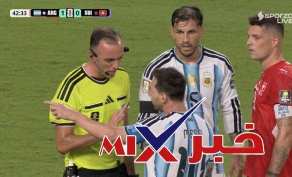 ليونيل ميسي غاضب من الحكم البرتغالي