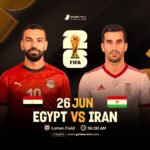 نتيجة مبارة مصر وايران اليوم